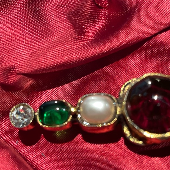 Rare Vintage signed Chanel brooch pin handmade in Paris, France, Maison Gripoix - Picture 4 of 9